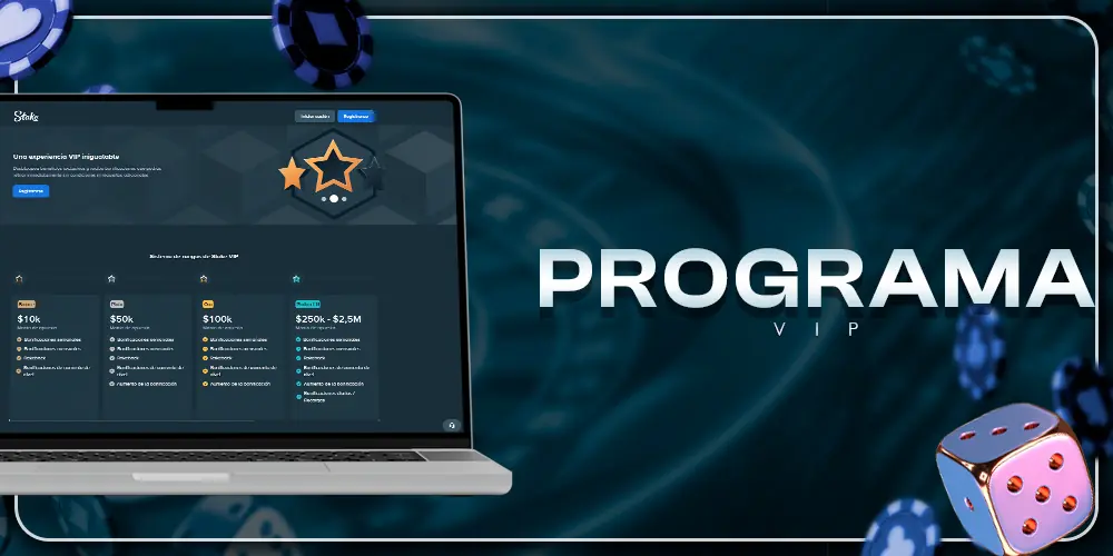 Programa de fidelidad del casino.
